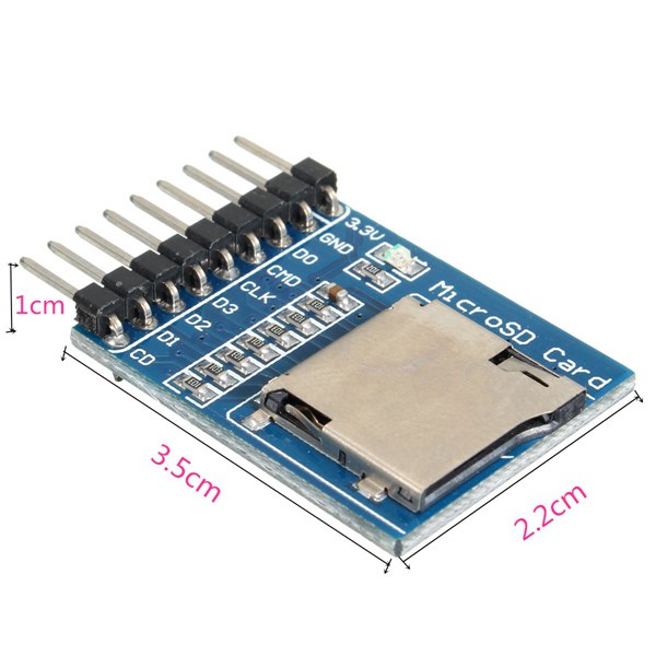 Modulo Micro SD 9 Pins breakout board arduino Modulo Micro SD 9 Pins breakout board arduino