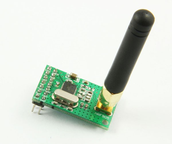 NRF905 Wireless Communication Transmission Modulo Arduino compatibile (PTR8000?+) con unntenna 433/486/915MHz NRF905 Wireless Communication Transmission Modulo Arduino compatibile (PTR8000?+) con unntenna 433/486/915MHz