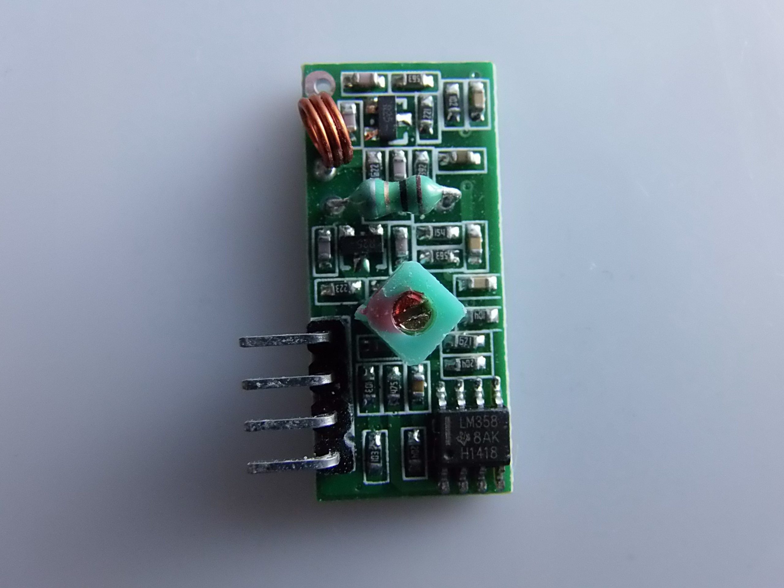 Wireless transmission Modulo 433M ARDUINO comp. super regenerative Modulo anti-theft alarm Trasmettitore Wireless transmission Modulo 433M ARDUINO comp. super regenerative Modulo anti-theft alarm Trasmettitore