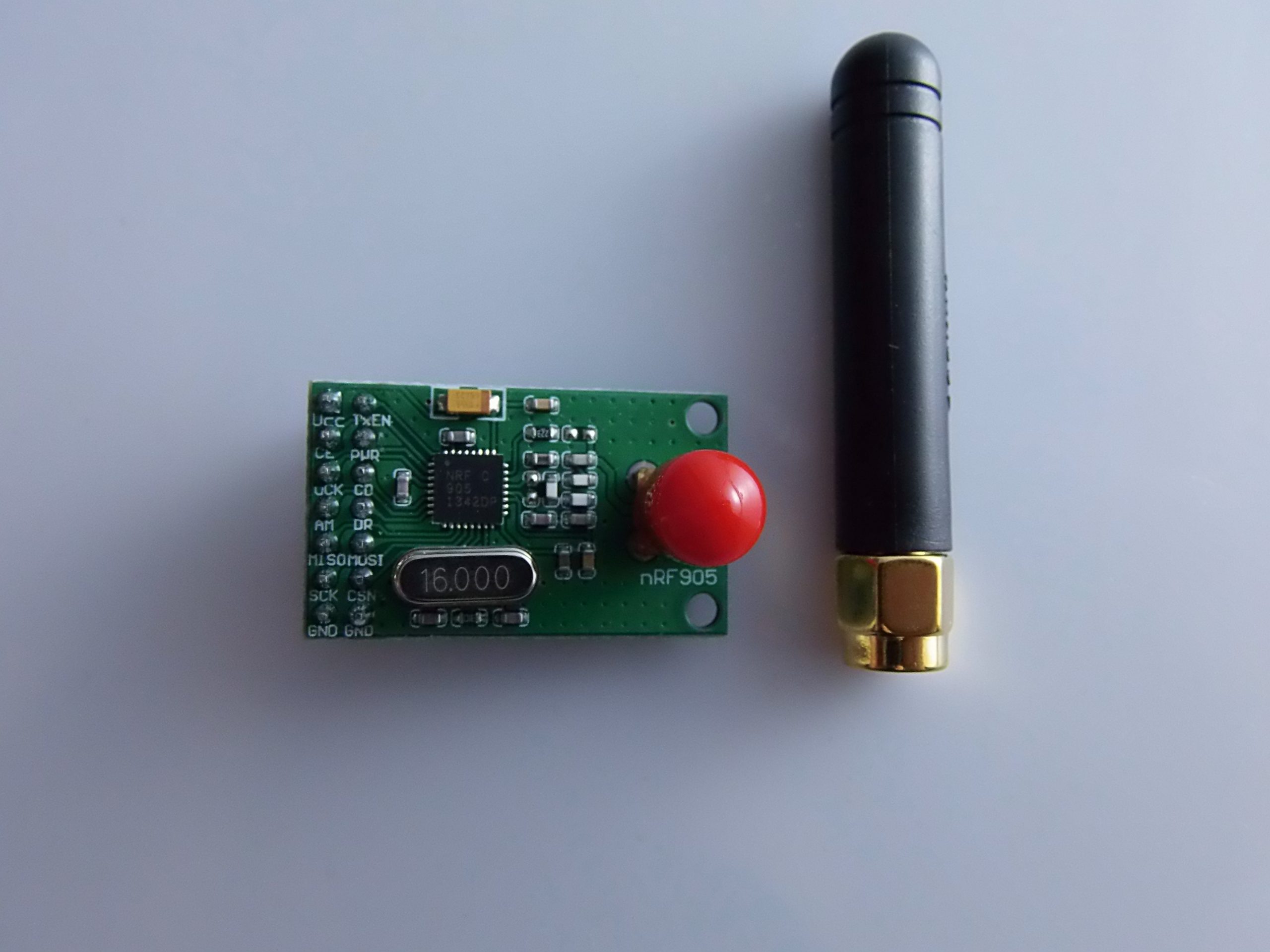 Modulo Wireless NRF905 PTR8000 433MHz con antenna 433/486 / 915MHz ...
