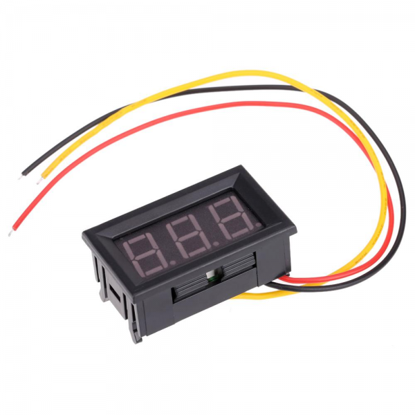 Arduino-Compatibile Voltmetro digitale 30V da pannello rosso modulo misuratore 
