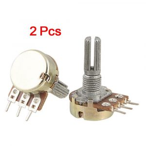 2 Pezzi WH148-K2-4 Potenziometro rotativo angolo di rotazione totale 300 gradi
