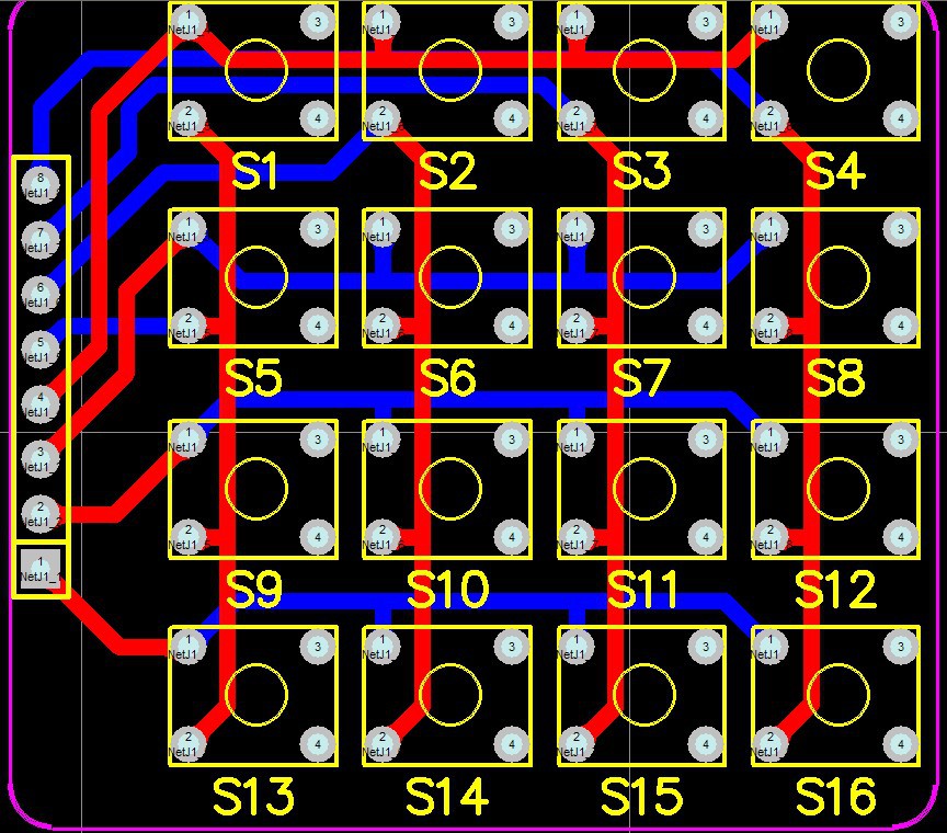Expand outside-line bottone, 4X4 matrix Tastiera, 16 keys, microcontroller Tastiera Modulo Expand outside-line bottone, 4X4 matrix Tastiera, 16 keys, microcontroller Tastiera Modulo