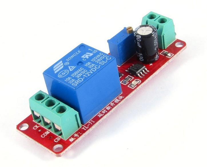 NE555 delay Modulo, monostable Pulsante, delay Pulsante-delay (12V) automobile Elettricoal delay NE555 delay Modulo, monostable Pulsante, delay Pulsante-delay (12V) automobile Elettricoal delay