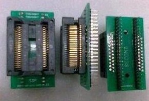 PSOP44 to DIP44, Pitch 1.27 ,IC test seat ,conversion the seat, (Note Plastic Wide 13.33)