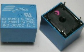 SRD-6VDC-SL-C Songle Relè T73-6V 5pins