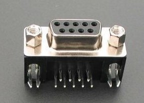 3 Pezzi DR9 hole black RS232 Seriale , clubfoot hole short-D Connettore
