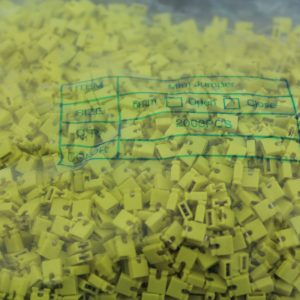 2000 Pezzi yellow short block, Short-circuit block, the jumper cap,2.54 connection block