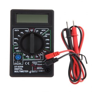 Digitale Multimetro DT830B, a Batteria, table pen, with Fusibili