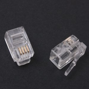 20 Pezzi 4P4C Quartz Head, telephone Quartz head, four-core Quartz head, RJ12 Quartz head