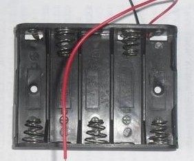 5 slot AA contenitore batterie