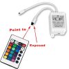24 Key Dc 12V Ir Controllo Remotoler Wireless For Rgb Smd Led Light Strip