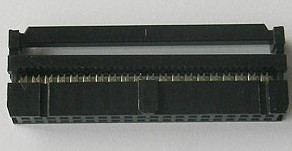 2 Pezzi 40 Position 2.54MM Pitch Femmina IDC Socket Flat Ribbon Cavo Connettore FC-40P