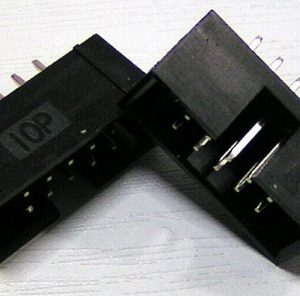 2 Pezzi DC3-10P 2.0MM Pitch Box Header Block copper needles ISP download Interfaccia (JTAG socket)