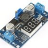 Regolabile 4.0-40V to 1.25-37V 5/12V DC LM2596 Voltaggio Regolatore Experimental Power Buck Convertitore+LED Voltmetro