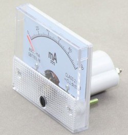 85C1-A Analogico Current Panel Meter DC 100mA AMP Amperometro