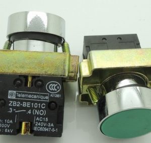 Normally open green XB2 - BA31C/flat bottone - ZB2 - BE101C