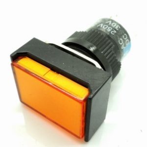 Yello Push bottone Pulsante LAS1 -AJ - 11 LA128 LA16 - J - 11d YELLOW 24VOLT DC