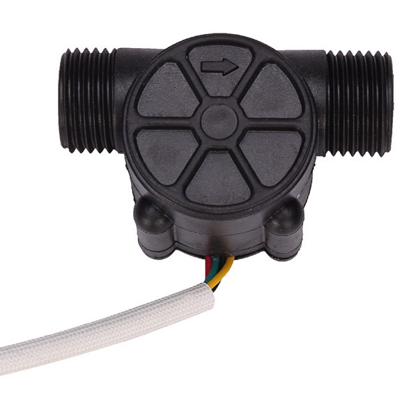 Sensore Flusso d'acqua Flussometro YF-S201 1-30L/min 5-24VDC Sensore Flusso d'acqua Flussometro YF-S201 1-30L/min 5-24VDC