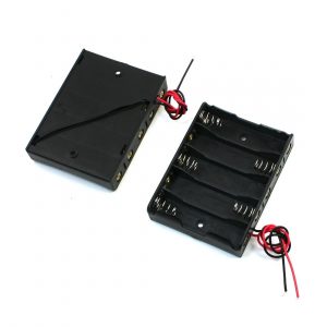 5 slot AAA contenitore batterie