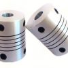 2 Pezzi 6.35x10 Size Motore Alluminio flexible coupling Coupler