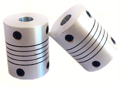 2 Pezzi 10x10 Size Motore Alluminio flexible coupling Coupler 2 Pezzi 10x10 Size Motore Alluminio flexible coupling Coupler