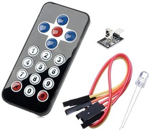H001 Arduino Infrarossi wireless Controllo Remoto kit (black)