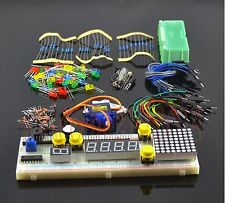 H008 Electronic Parts Pack Kit per Arduino, 830 breadboard,9g servos