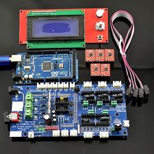 H037 Ultimaker1.57 + Mega 2560 + 5 Pezzi A4988 + 2004 LCD Controller per Stampante 3D RepRap