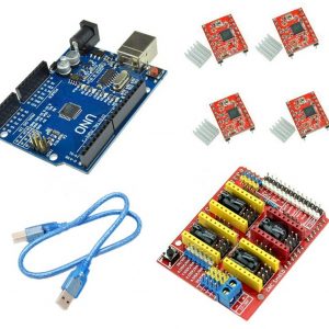 H039 CNC Shield V3 +4 Pezzi A4988 + UNO R3 & USB Cavo 3D printer