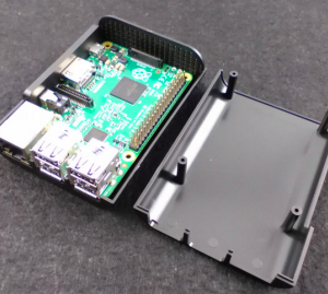 Raspberry PI 2 B+ Oval Case Black