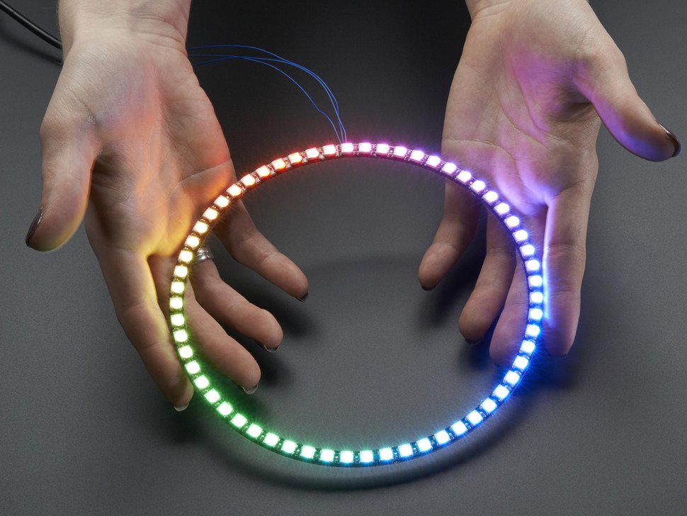 Fydun RGB LED Ring, 24 Bit WS2812 5050 Lampada Ad Anello a LED Con