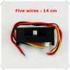 DC0-100V/50A Red+Red dual LED Display 0.28 Car Voltaggio current meter Digitale Amperometro Voltmetro 5 wire No shunt