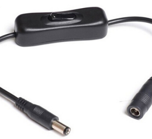 DC Pulsanteing line DC5.5 * 2.1 Maschio and Femmina extended