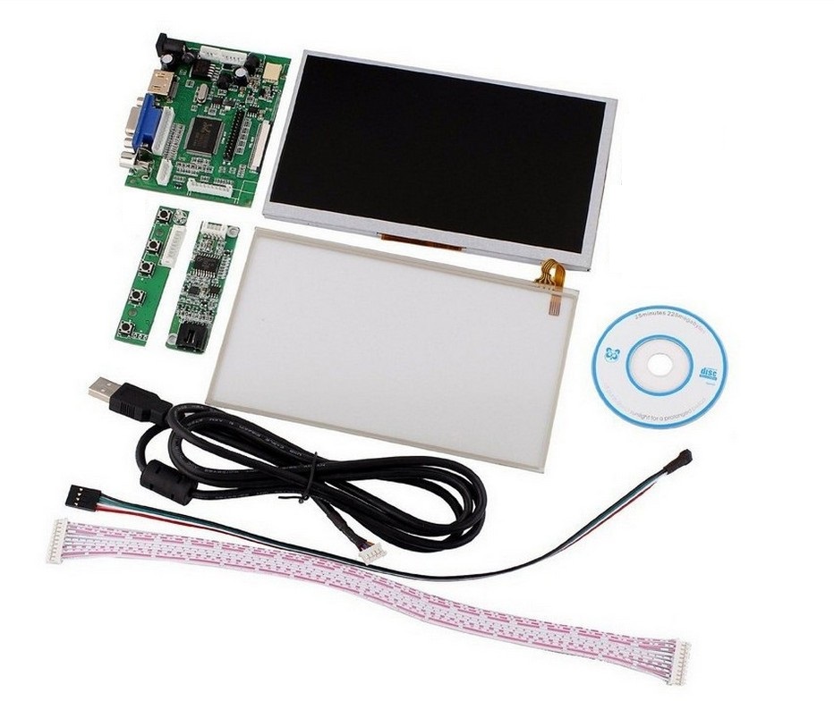 INNOLUX 7" inch Raspberry Pi LCD Touch Schermo Display TFT Monitor AT070TN90 with TouchSchermo Kit HDMI VGA Input Driver Board INNOLUX 7" inch Raspberry Pi LCD Touch Schermo Display TFT Monitor AT070TN90 with TouchSchermo Kit HDMI VGA Input Driver Board