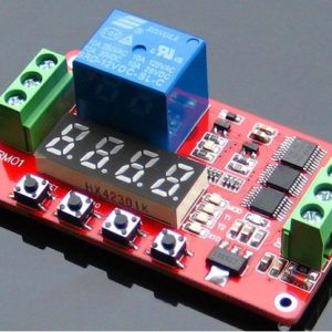 12V DC Multifunction Self-lock Relè PLC Cycle Timer Modulo Delay Time Pulsante