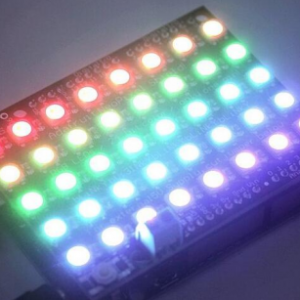 8x5 40 LED Matrix WS2812 LED 5050 RGB Full-Color Driver Board per Arduino