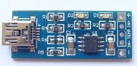5V Mini USB 1A Lithium Batteria Charging Board Charger Modulo IN 4V-8V