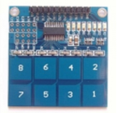 TTP226 8-way touch Modulo Capacitivo touch Pulsante Digitale touch Sensore Modulo