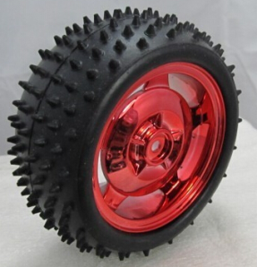 85MM*38MM Anti Slip Ruota Red