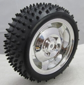 85MM*38MM Anti Slip Ruota Silver