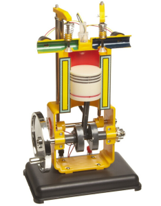 American Educational Plastic Gasoline Engine Model, 13" Length x 8" Width