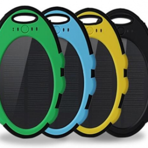 5000mAh Waterproof Dual USB Solar Power Bank Battery Panel Charger For Cellphone