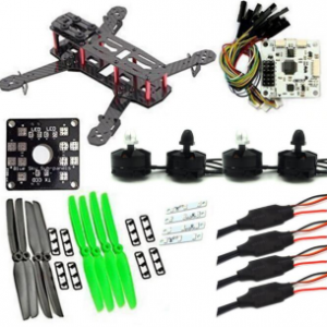 LHI QAV 250mm Quadcopter Frame Racing+ CC3D Flight Controller + MT2204 2300KV Motor + Simonk 12A ESC + 5030 propeller