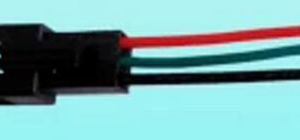 2 Pezzi Femmina WS2812B WS2811 LED Strip 3P Connettore Cavo