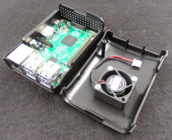 Black Raspberry pi 3 Case With Fan2 Black Raspberry pi 3 Case With Fan2