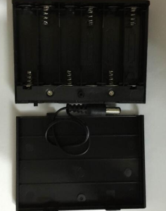 6AA contenitore batterie With Power Plug Cavo