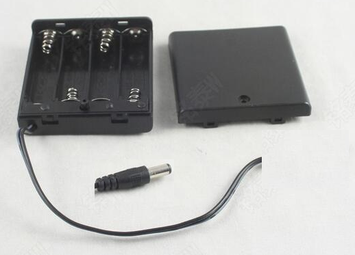 4AA contenitore batterie With Pulsante And Cover 4AA contenitore batterie With Pulsante And Cover