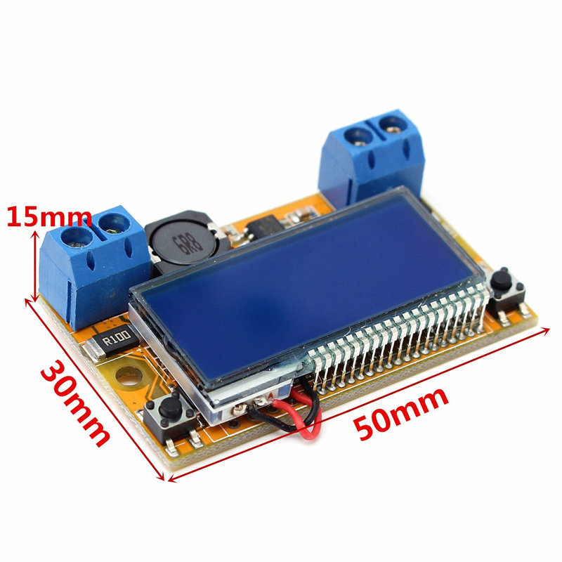 Alimentatore DC-DC step-down con visualizzazione su LCD di tensione e corrente Alimentatore DC-DC step-down con visualizzazione su LCD di tensione e corrente