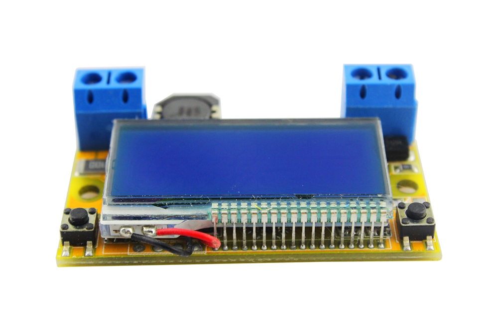 Alimentatore DC-DC step-down con visualizzazione su LCD di tensione e corrente Alimentatore DC-DC step-down con visualizzazione su LCD di tensione e corrente